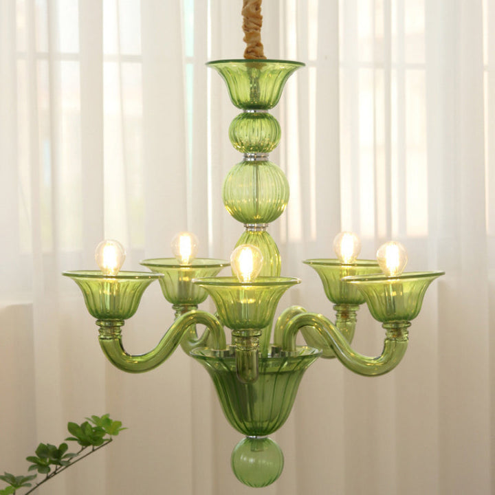 Silva Retro Lampadari Metallo Vetro Sala da Pranzo Soggiorno