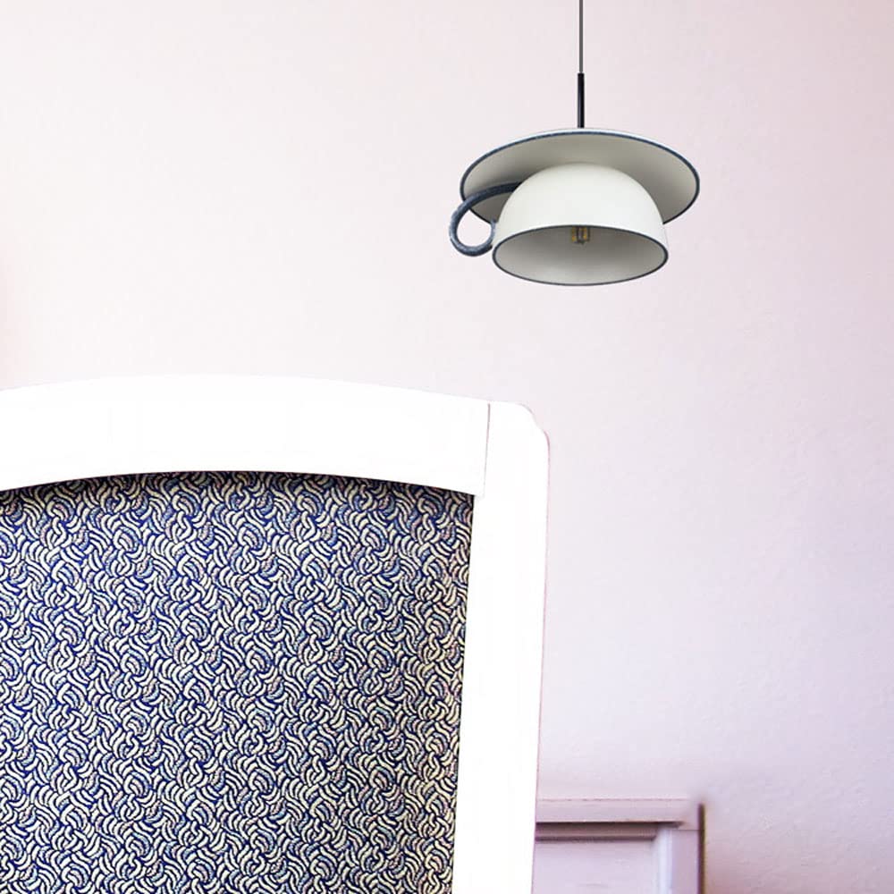 Valentina Nordic Tazza Ceramica LED Lampade a Sospensione Camera da Letto