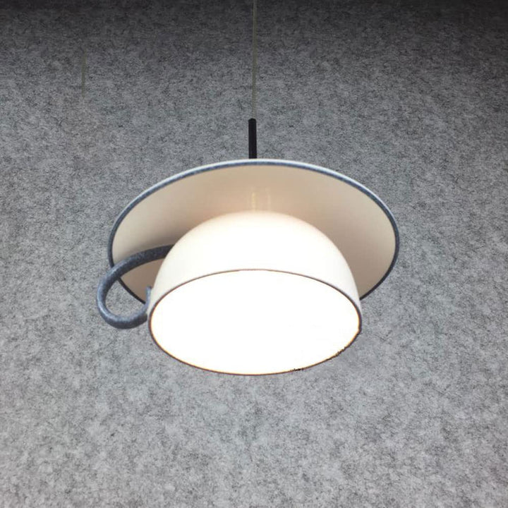 Valentina Nordic Tazza Ceramica LED Lampade a Sospensione Camera da Letto
