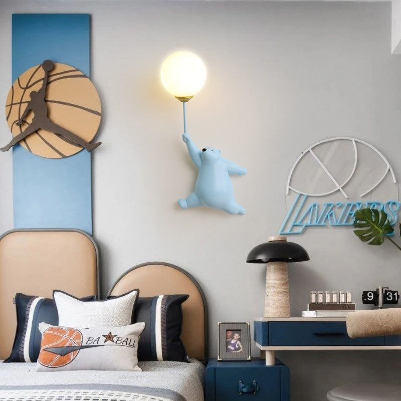Aria Design LED Applique da Parete Lettura Pallone d&