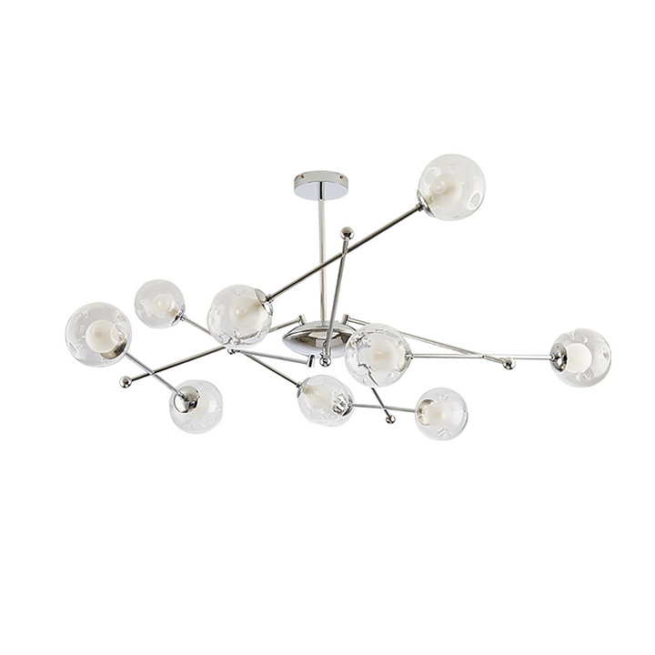 Valentina Nordico Bauhaus Lampadari Metallo Vetro Soggiorno