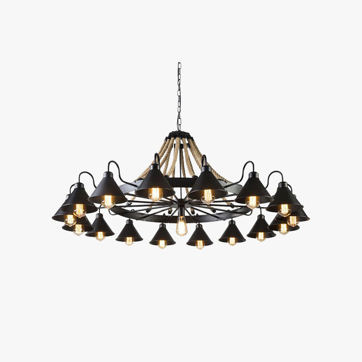 Silva Lampadari Candeliere Industriale Metallo LED Soggiorno