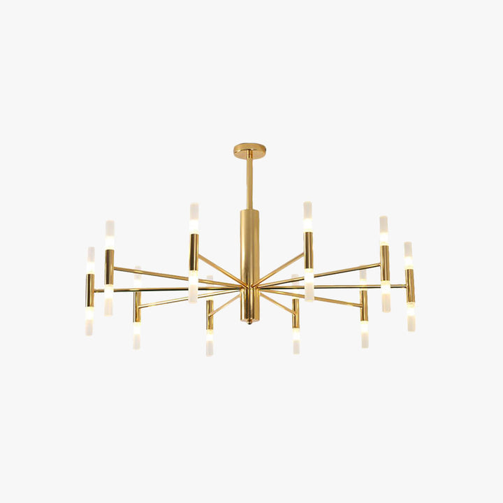 Kristy Lampada a Sospensione LED Moderno Cilindrico Oro