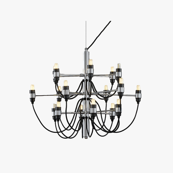 Silva Retro Metallo Lineare Lampadari Soggiorno