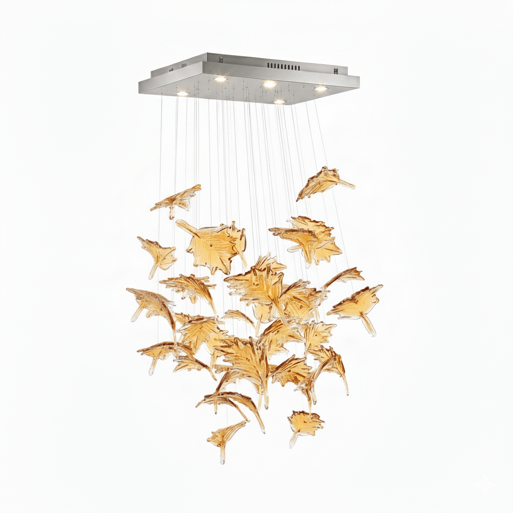 Maple rosone lampadario in Cristallo