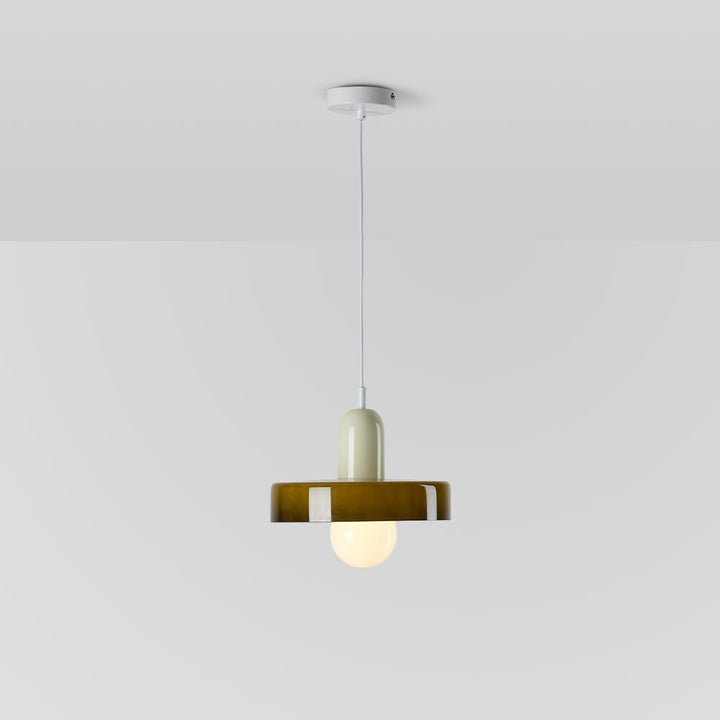 Valentina Moderni Design LED Lampada a Sospensione Multicolore Vetro