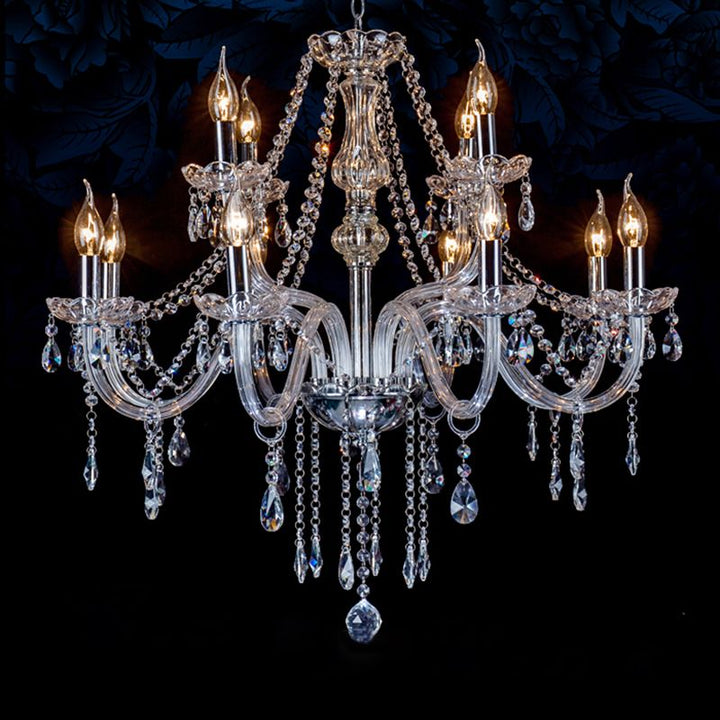 Silva Lusso Cristallo Candela Lampadari Soggiorno