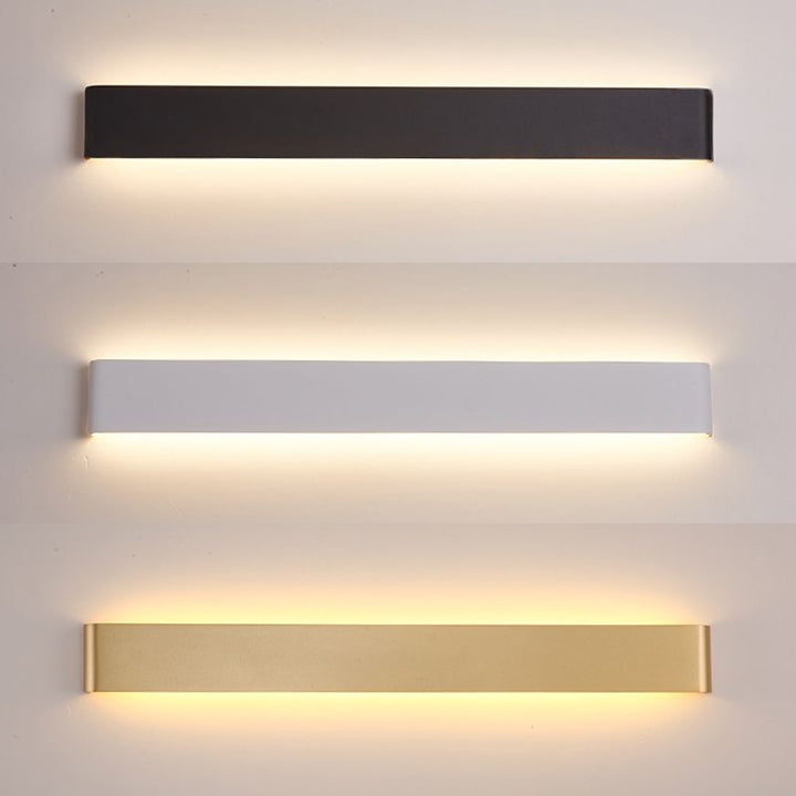 Arisha Minimalista Applique Nero/Bianco/Oro Rettangolare Bagno