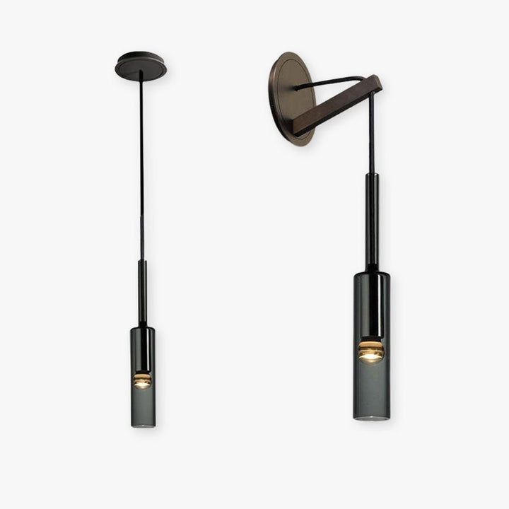 Arisha Moderno Minimalismo LED Lampade a Sospensione/Applique Vetro Nero
