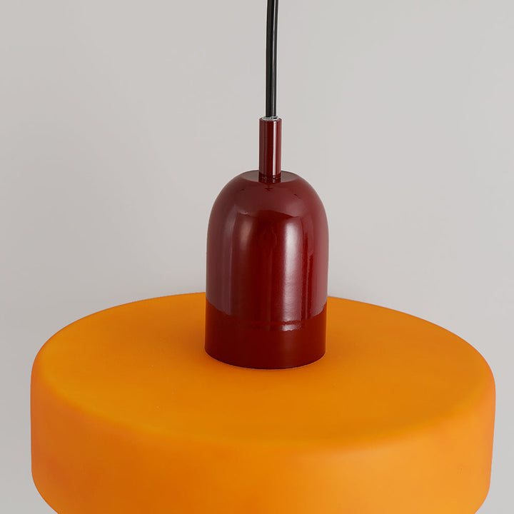Valentina Moderni Design LED Lampada a Sospensione Multicolore Vetro