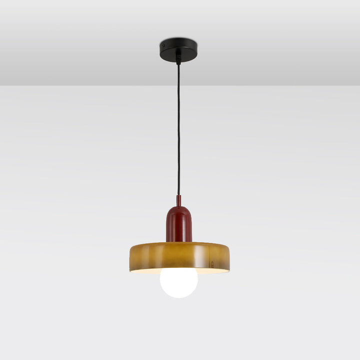 Valentina Moderni Design LED Lampada a Sospensione Multicolore Vetro