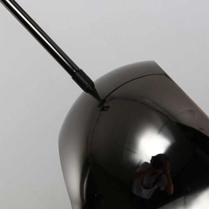 Celanella lampadario nero vetro Acaba elegante