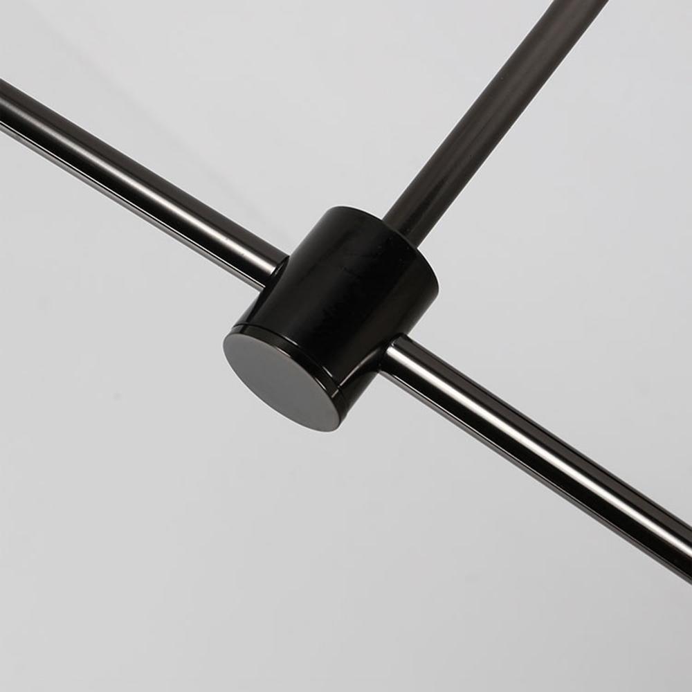 Celanella lampadario nero vetro Acaba elegante