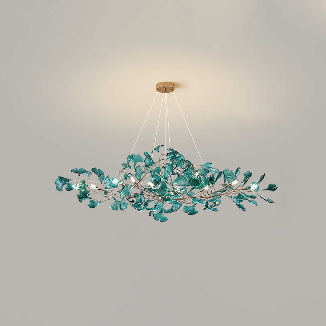 Olivia Lampadari in Acrilico a Forma di Ginkgo