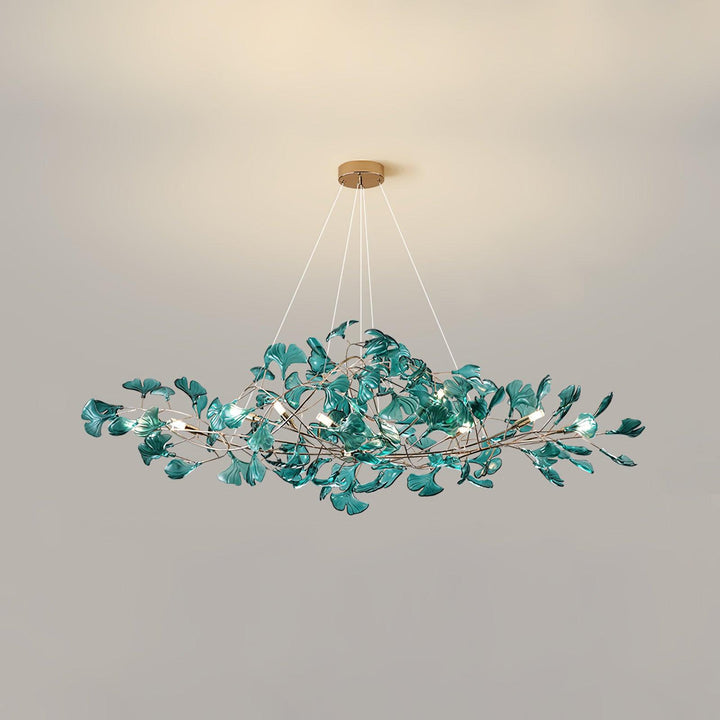 Olivia Lampadari in Acrilico a Forma di Ginkgo