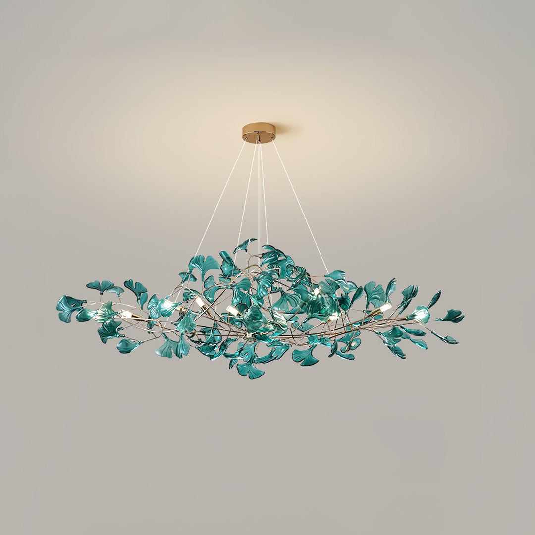 Olivia Lampadari in Acrilico a Forma di Ginkgo