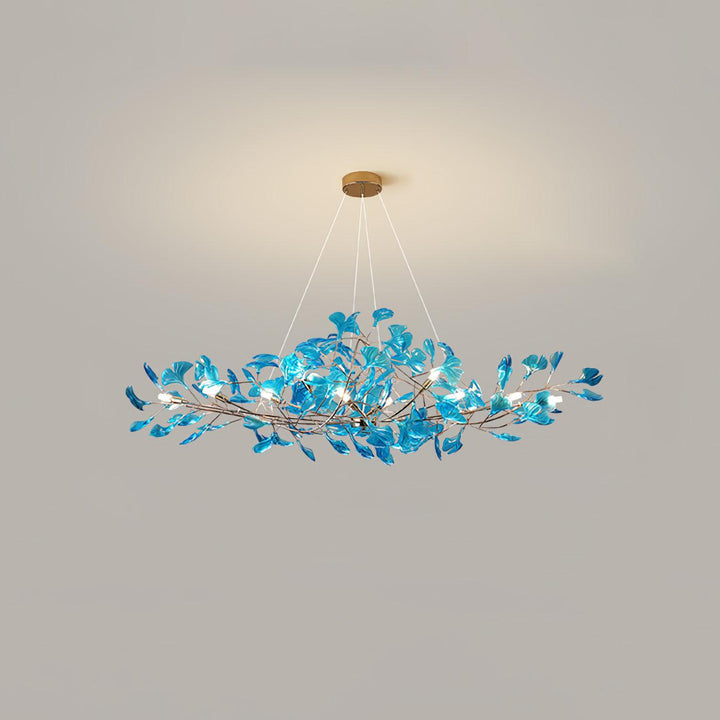 Olivia Lampadari in Acrilico a Forma di Ginkgo