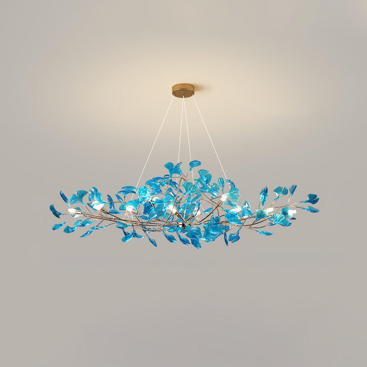 Olivia Lampadari in Acrilico a Forma di Ginkgo