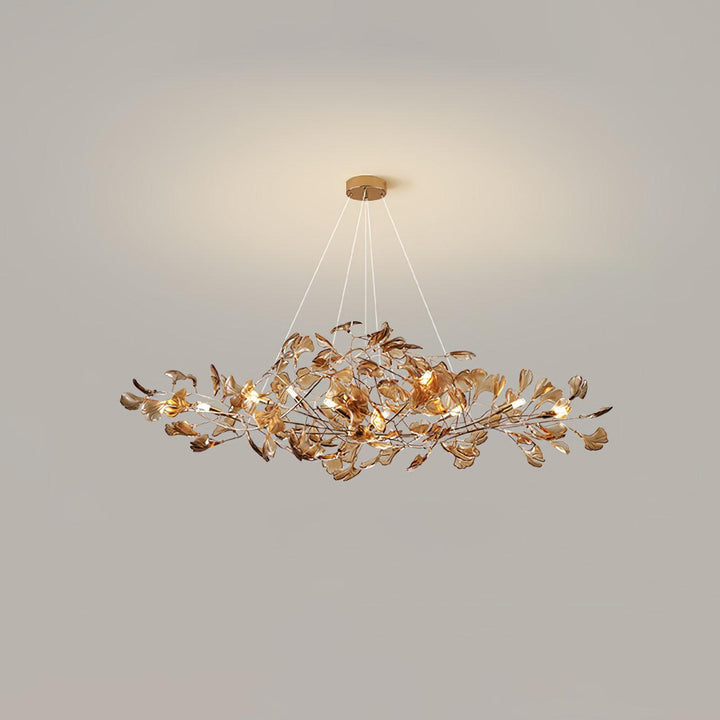 Olivia Lampadari in Acrilico a Forma di Ginkgo