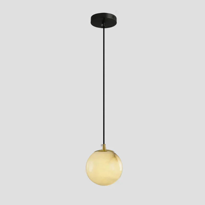 Taren lampadario sfera alabastro grappolo