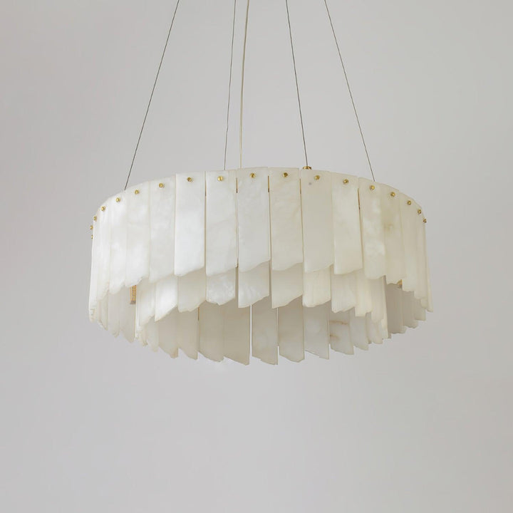 Vevelila lampadario in alabastro