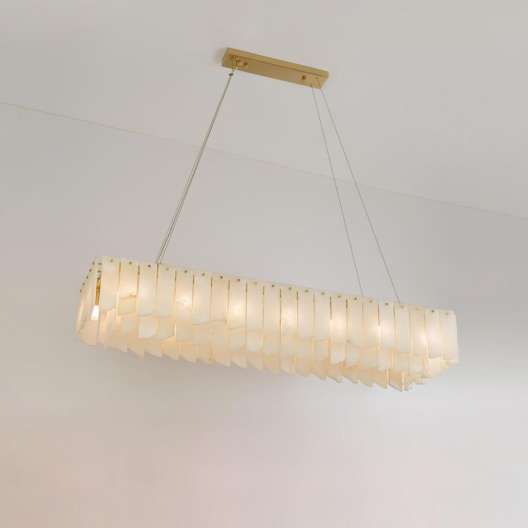 Vevelila lampadario in alabastro
