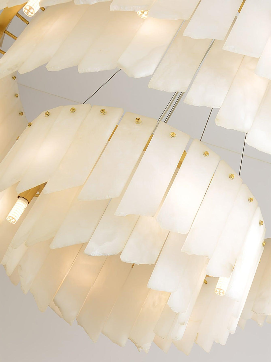 Vevelila lampadario in alabastro