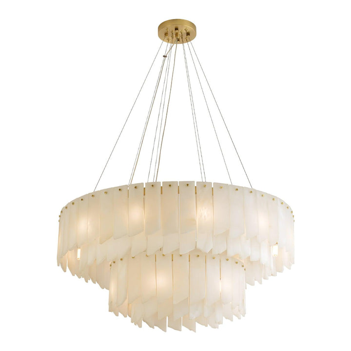 Vevelila lampadario in alabastro