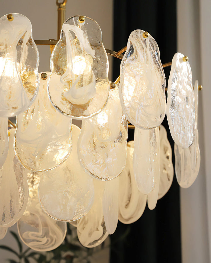 Nuvella lampadario in vetro