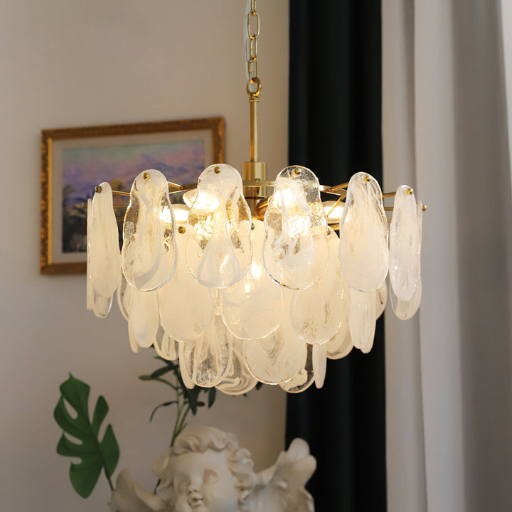 Nuvella lampadario in vetro