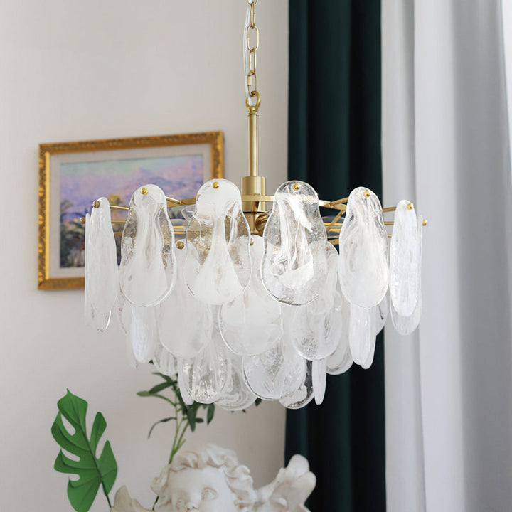 Nuvella lampadario in vetro