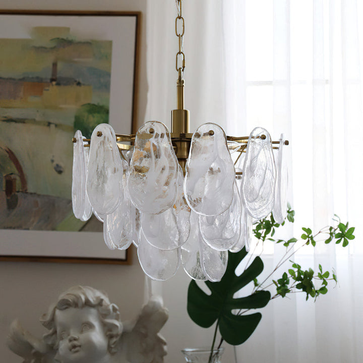 Nuvella lampadario in vetro