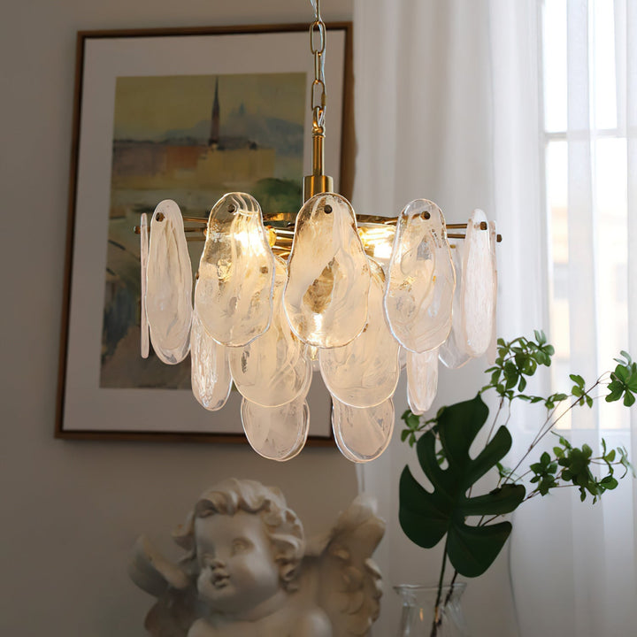 Nuvella lampadario in vetro