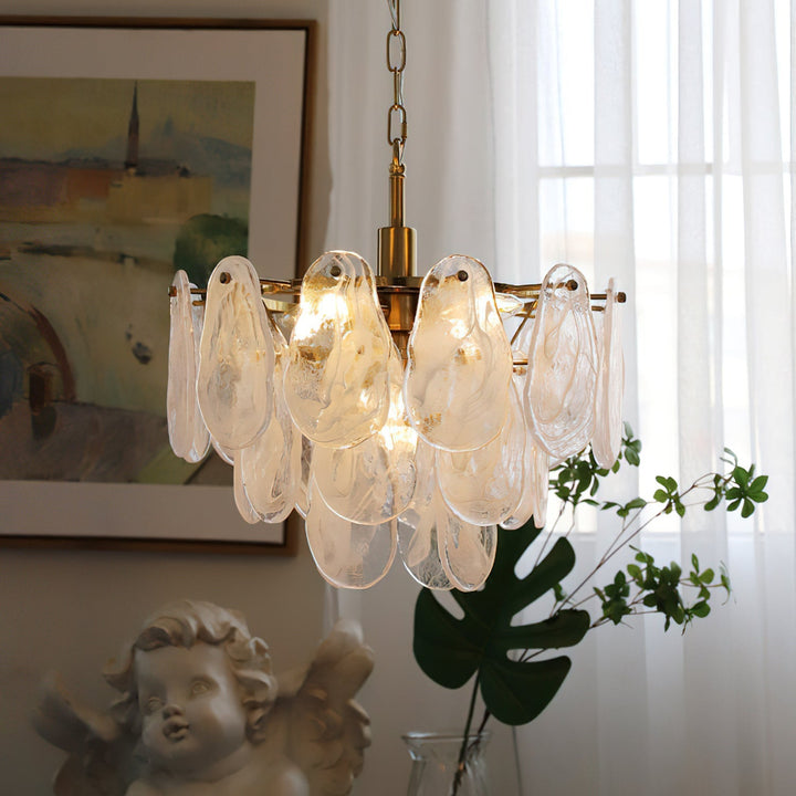 Nuvella lampadario in vetro