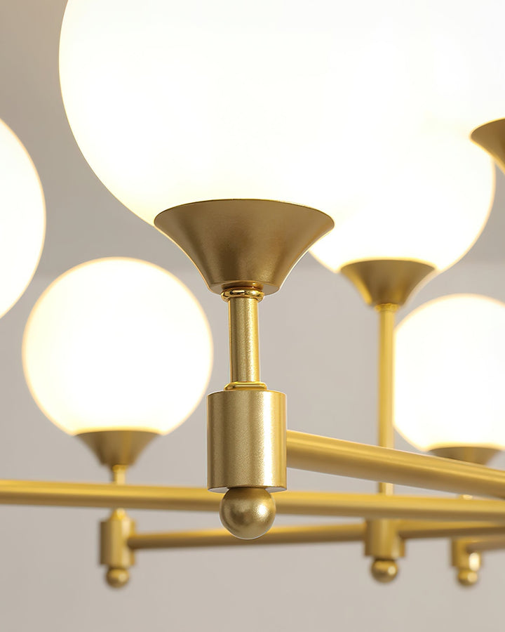 Celireon lampadario elegante in vetro