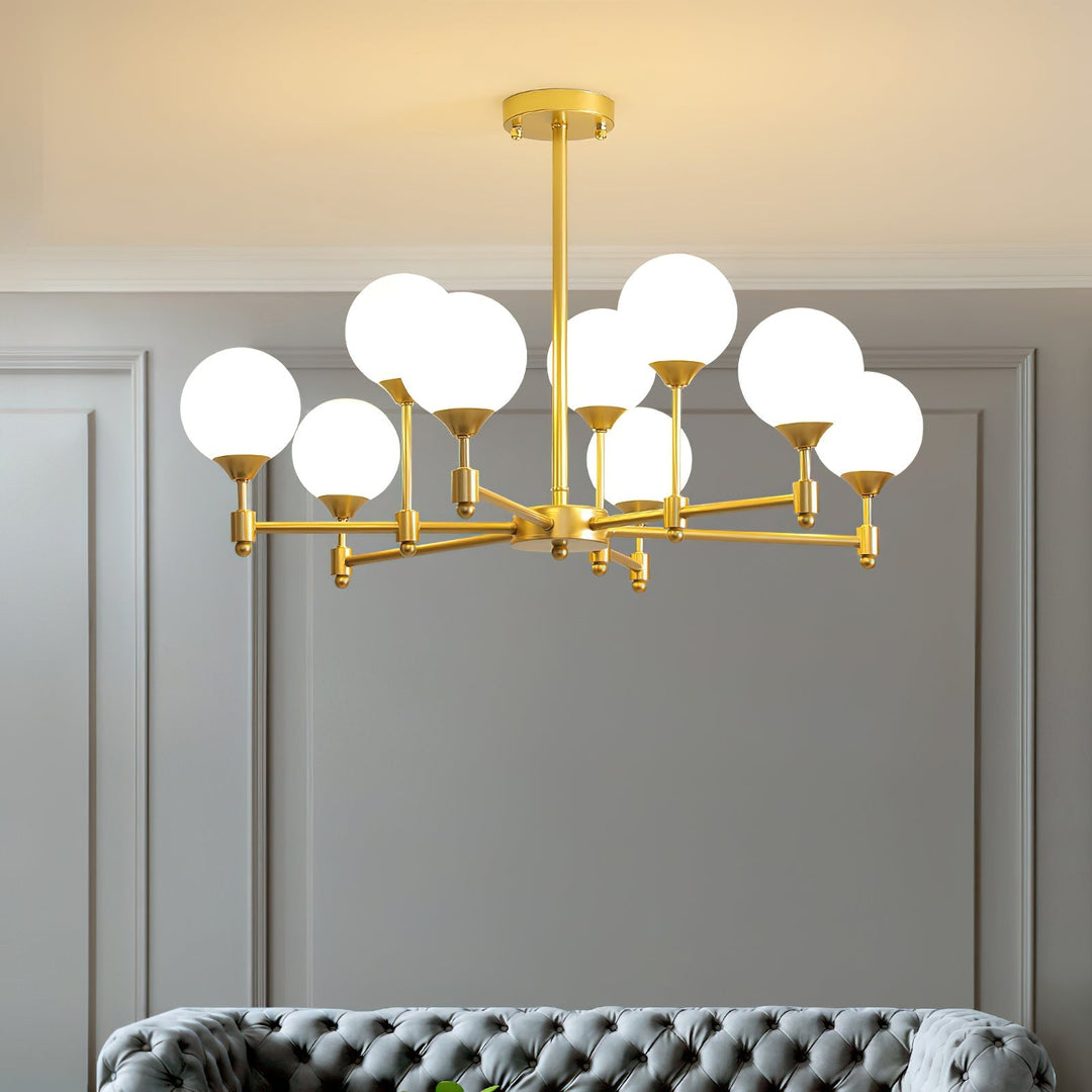 Celireon lampadario elegante in vetro