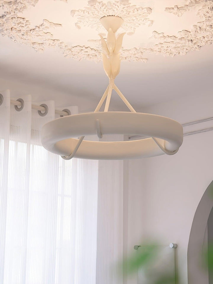 Sorarena lampadario in gesso