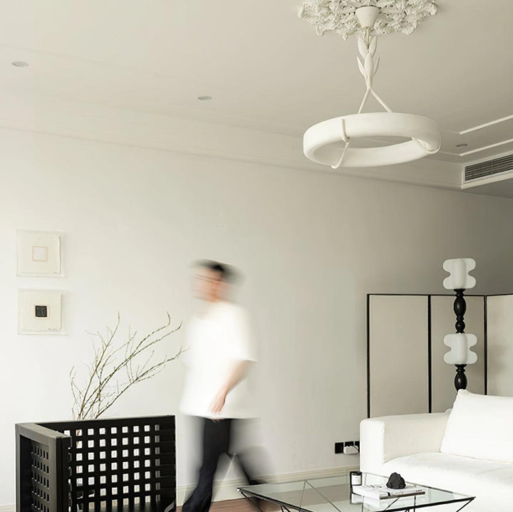 Sorarena lampadario in gesso