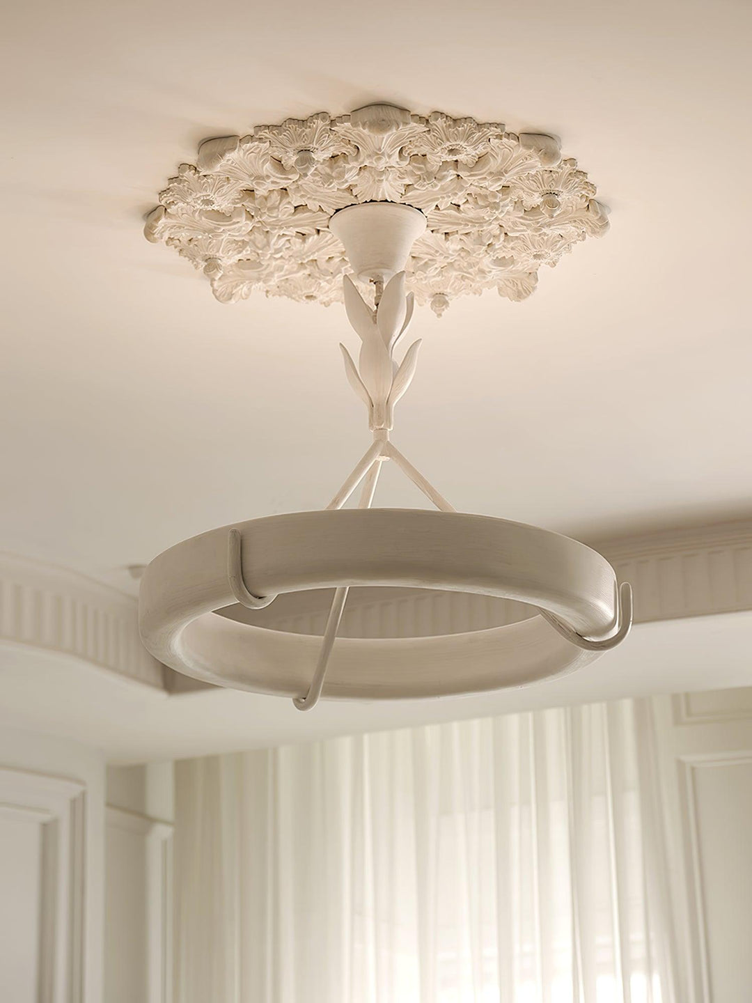 Sorarena lampadario in gesso