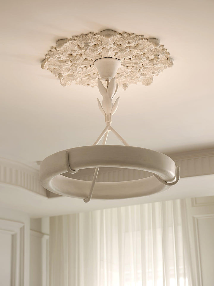 Sorarena lampadario in gesso