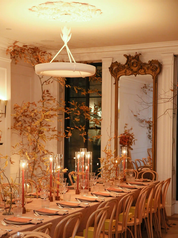 Sorarena lampadario in gesso