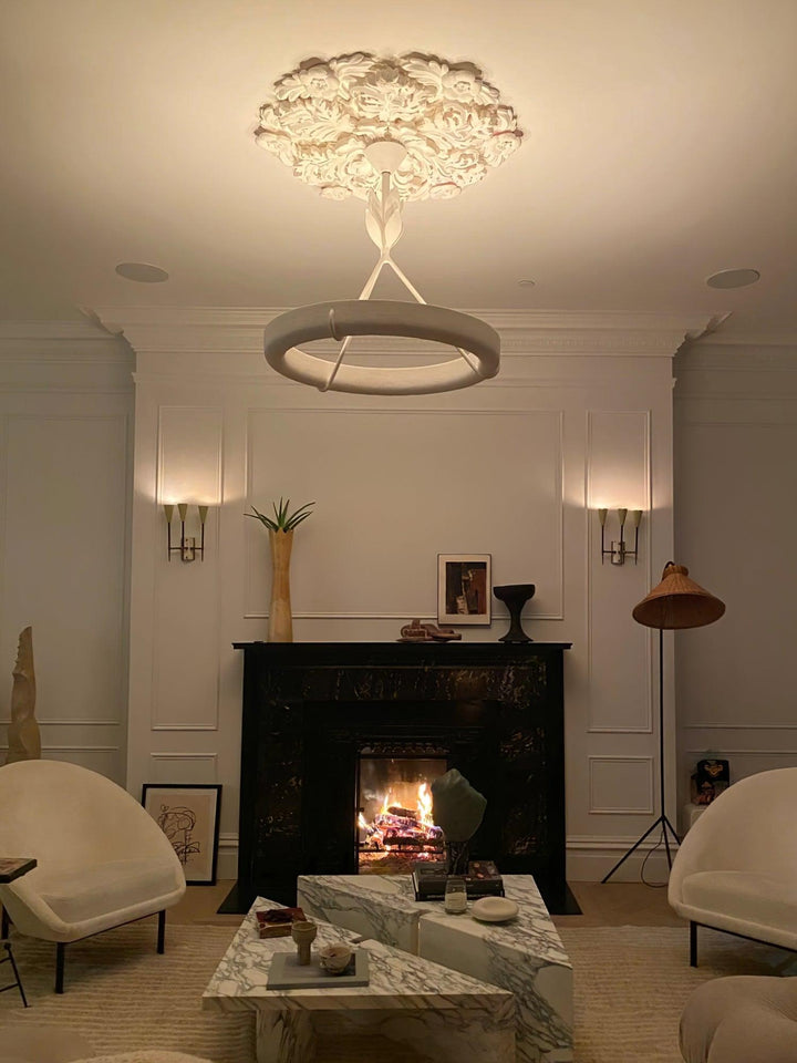 Sorarena lampadario in gesso