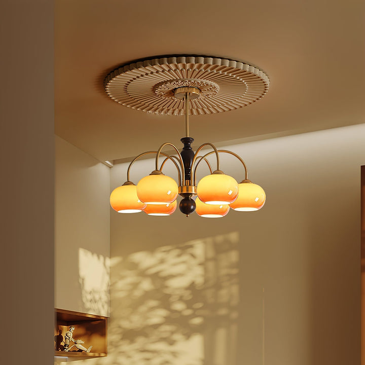 Rivirian lampadario Amberly Arch Bracci Curvi
