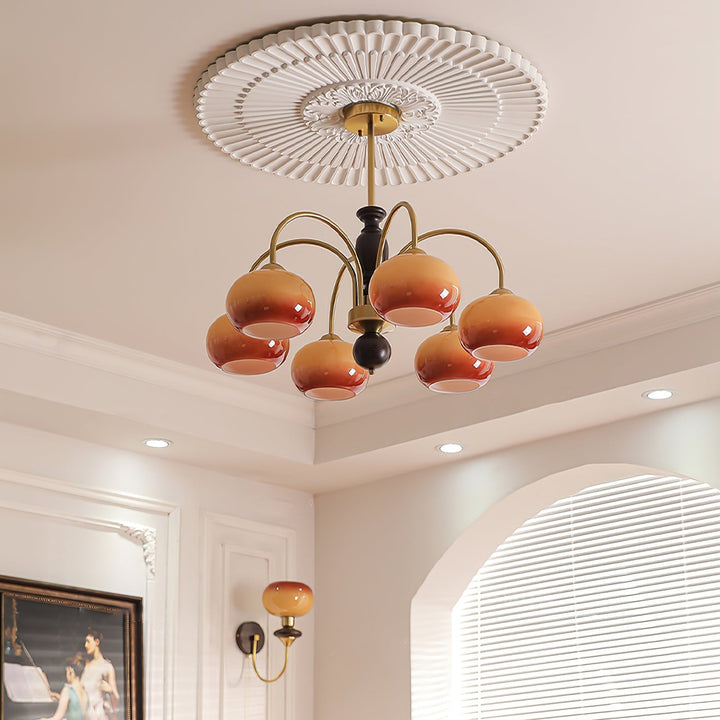 Rivirian lampadario Amberly Arch Bracci Curvi