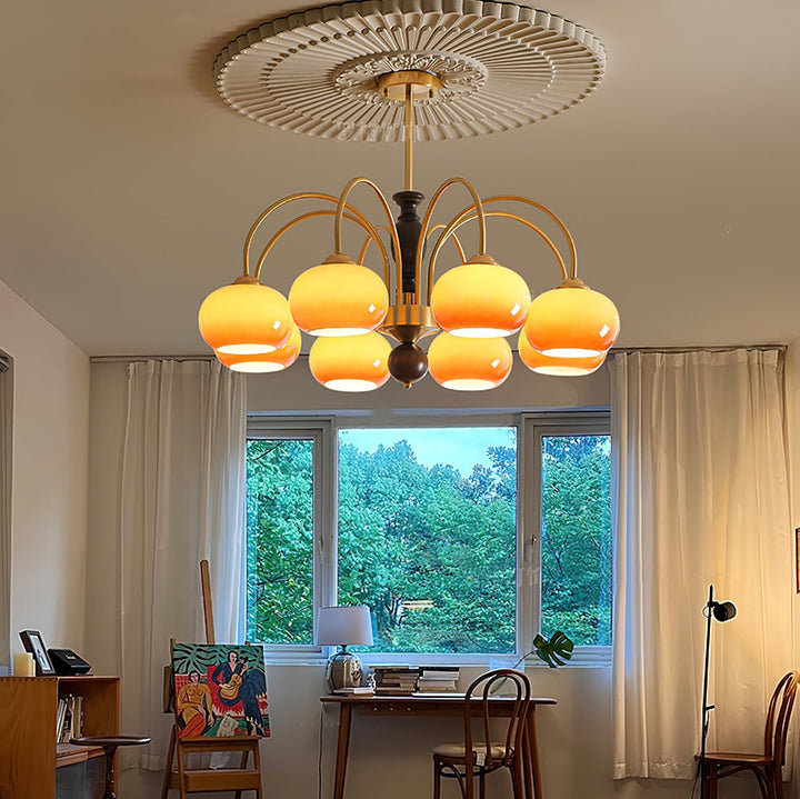 Rivirian lampadario Amberly Arch Bracci Curvi