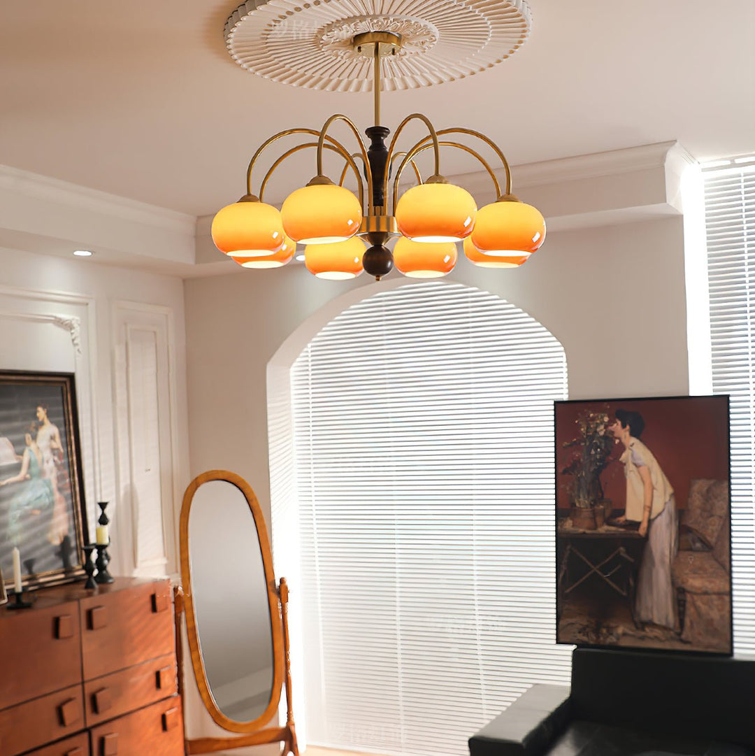 Rivirian lampadario Amberly Arch Bracci Curvi