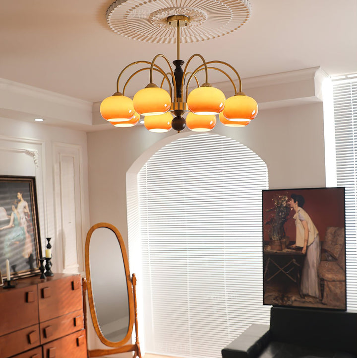 Rivirian lampadario Amberly Arch Bracci Curvi