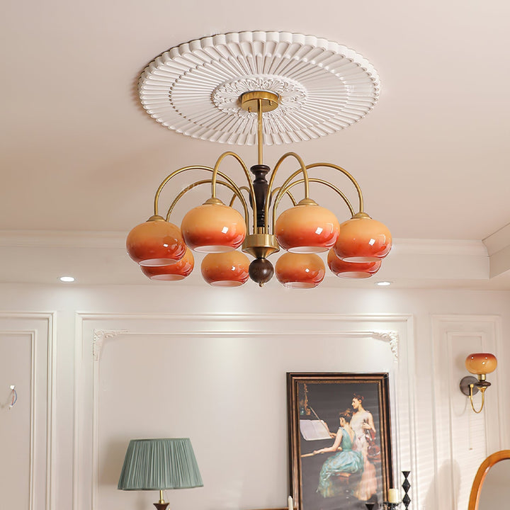 Rivirian lampadario Amberly Arch Bracci Curvi