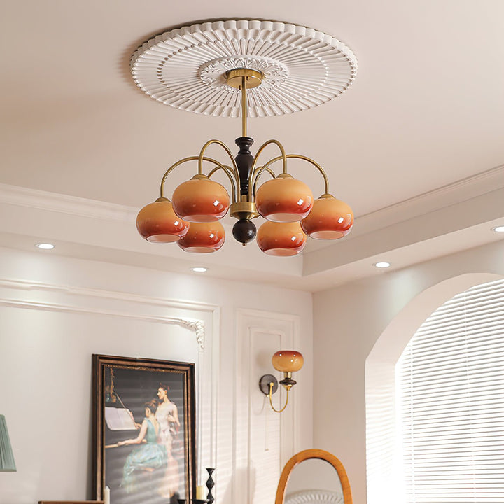 Rivirian lampadario Amberly Arch Bracci Curvi