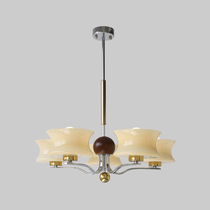 Lioralelle lampadario elegante in vetro